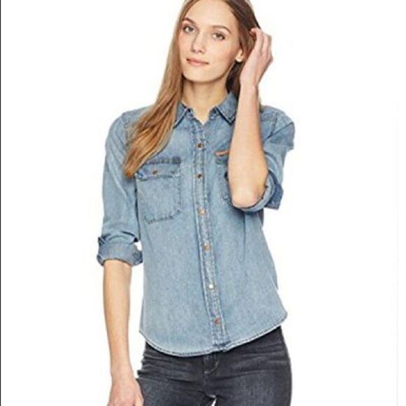 Calvin Klein Jean Long-sleeve Basic Top - Picture 1 of 7